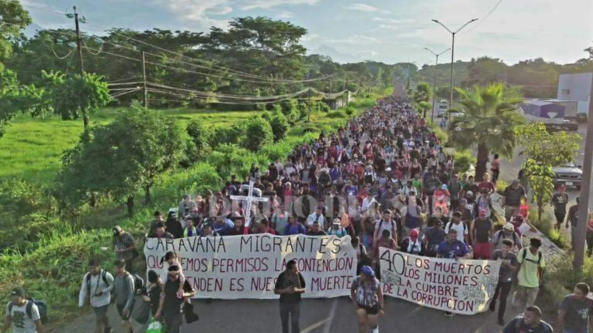 MIGRANTES caravana